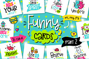 36 Funny Lettering Cards Collection!, a Card Template by Velliniki (Thumbnail 1 of 5)