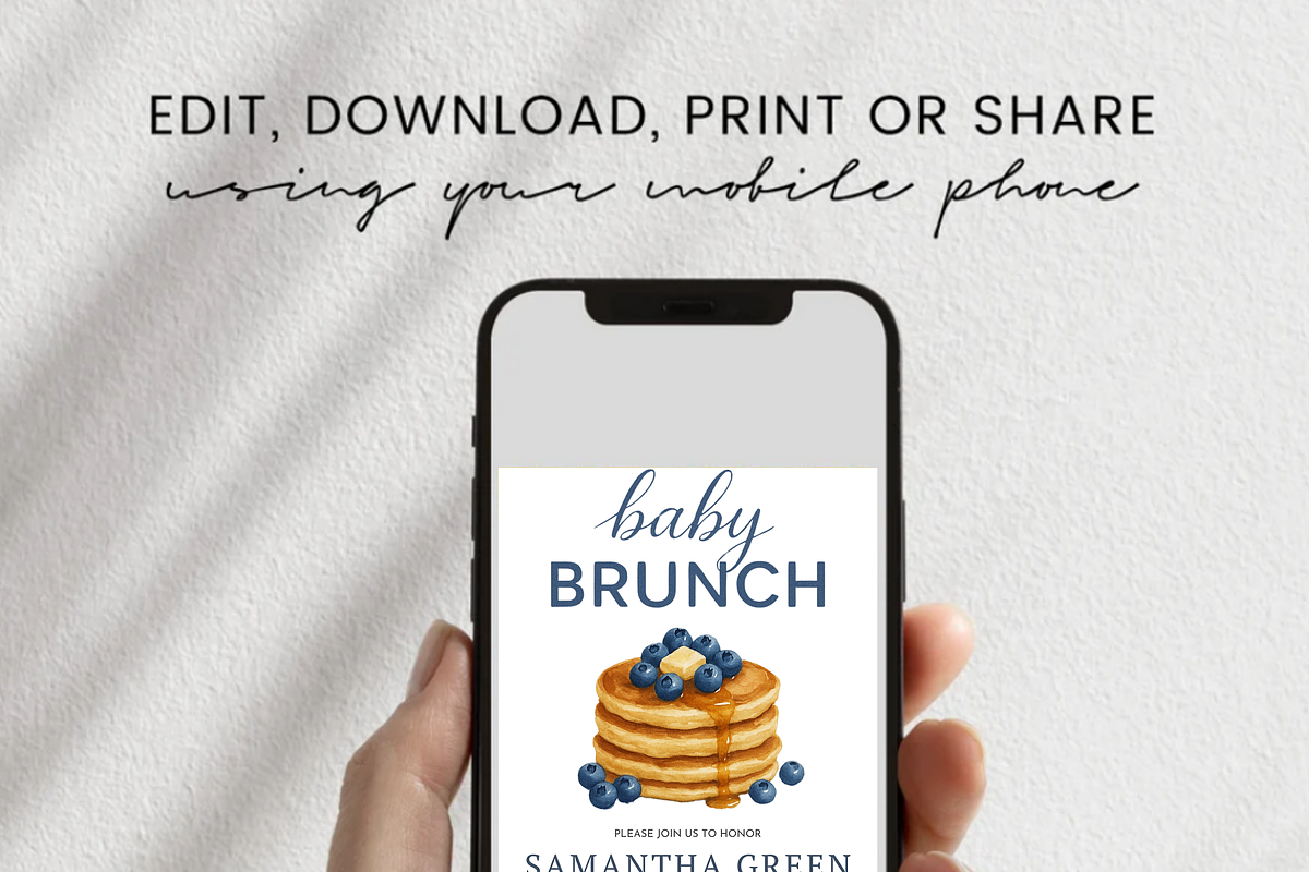 Baby Brunch Baby Shower Invitation, an Invitation Template by Shinehoon (Photo 6 of 9)
