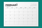 2027 Monthly Planner (MP049-27-L), a Stationery Template by mikhailmorosin (Thumbnail 7 of 7)