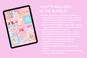 Bright Pastel Instagram Templates, a Social Media Template by SunshineStudioBoutique (Thumbnail 3 of 10)