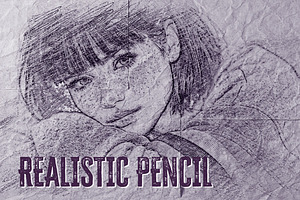 Realistic Pencil Sketch Photo Effect, a Layer Style Add-On by studiogstock