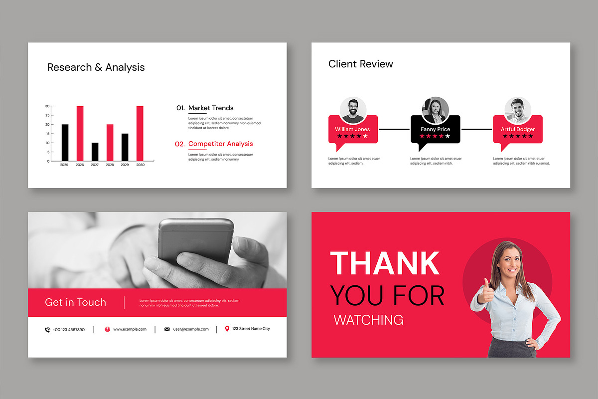Modern Case Study Presentation preview 5