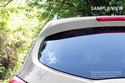 Car Sticker Mockup Set, a Product Mockup by mock-ups (Thumbnail 8 of 10)