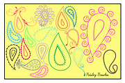 Paisley Brushes, an Illustration by MDD Designs (Thumbnail 1 of 2)