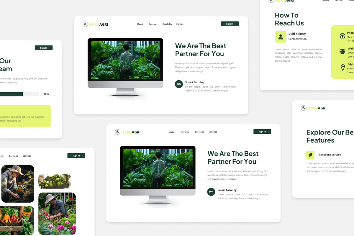 Harvagri - Agriculture Google Slide, a Presentation Template by Annora Studio (Photo 4 of 5)