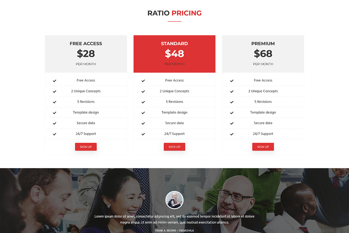 Ratio - Agency WordPress Theme, a WordPress Template by Themesvila (Photo 7 of 8)