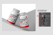 Medical Supplement Bottle Mockup, a Packaging Mockup by Ram Studio LLC (Thumbnail 11 of 15)