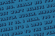 Space Time Font, a Font by Lauren Ashpole (Thumbnail 3 of 5)