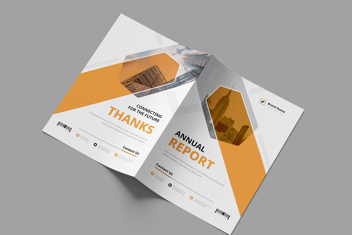 Annual Report Brochure Template, a Brochure Template by White Graphic (Photo 11 of 11)