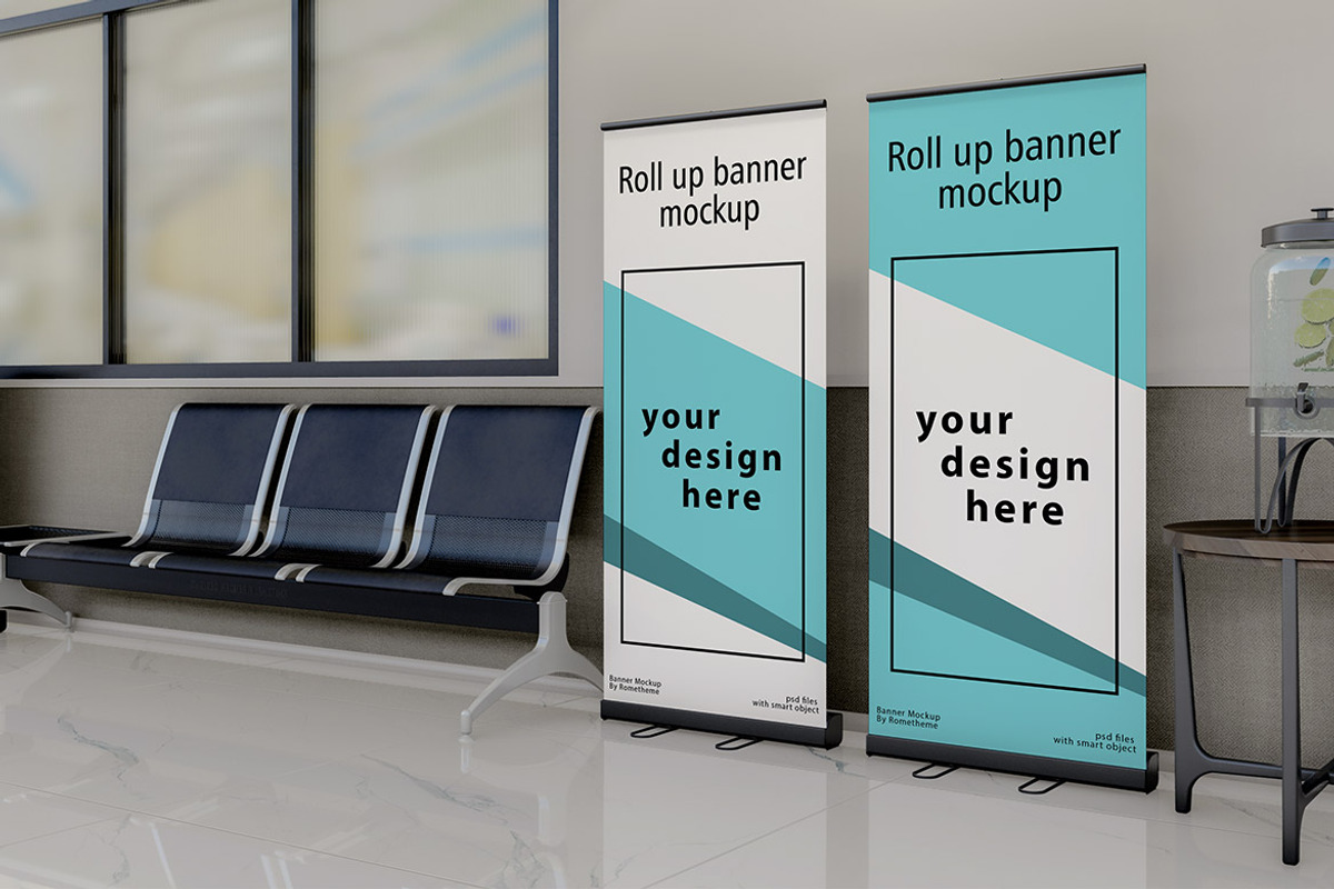 Clinic Roll Up vol.01 - Mockups, an Advertising Mockup by Rometheme Std (Photo 5 of 5)