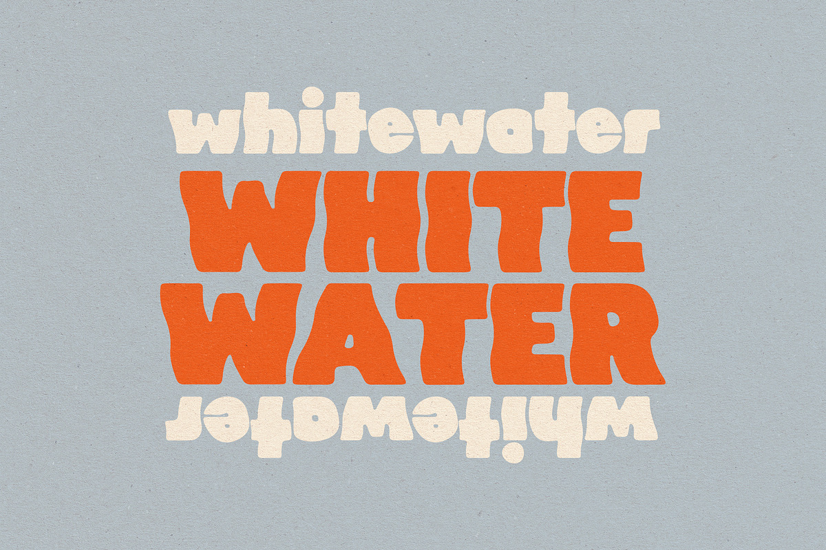 Whitewater Typeface by Bone Idle Goods