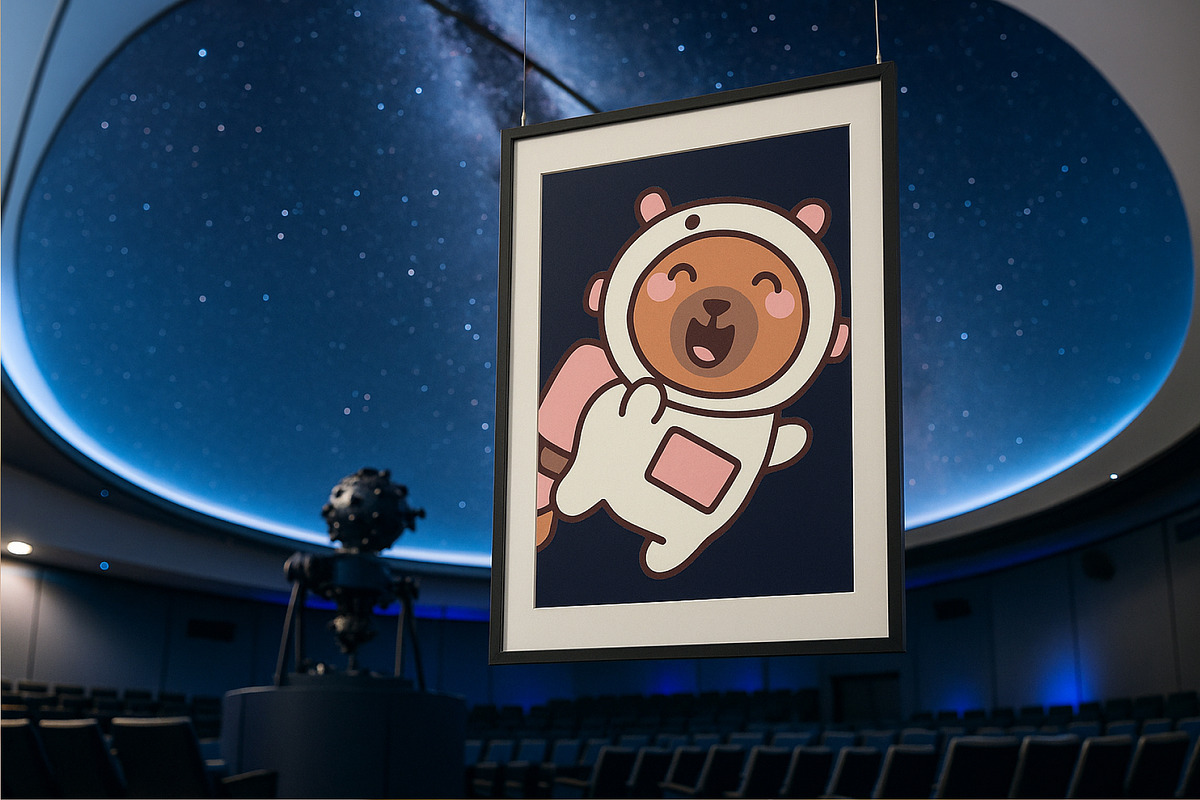 Capybara Space Clipart Set, an Education Illustration by Palau (Photo 6 of 10)