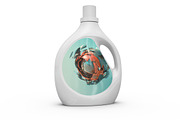 Detergent Bottle Mock-up, an Advertising Mockup by PixelMockup (Thumbnail 5 of 11)