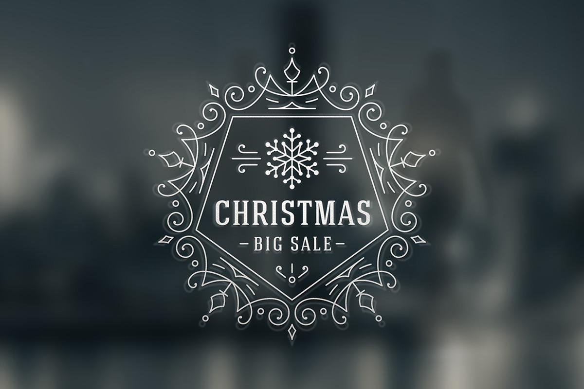 30 Christmas Sale Labels and Badges, a Branding & Logo Template by Vasya Kobelev (Photo 11 of 20)