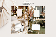 Invitation Mockup Bundle, Easel Sign, a Product Mockup by TatiMockup (Thumbnail 3 of 10)