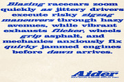 AIDER - Bold Retro Slanted Display, a Slab Serif Font by Hainz Studio (Thumbnail 10 of 10)