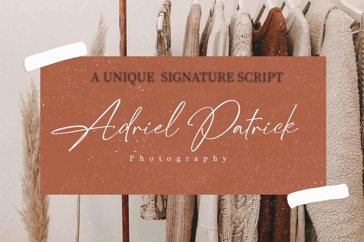 Strainger Signatures  Font, a Script Font by Cotbada_studio (Photo 4 of 9)