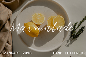 Marmalade Calligraphy Font