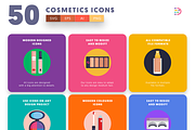 50 Cosmetics Icons, an Outline Icon by Dighital (Thumbnail 6 of 10)
