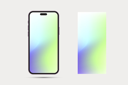 Green-Blue Gradient Wallpaper, a Wallpaper Graphic by Creatix Designs