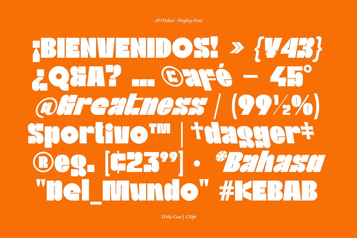 AO Dekai - Display Variable Font, a Sans Serif Font by OwunStudio (Photo 10 of 15)