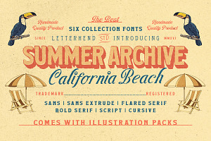 Summer Archive Font Collection