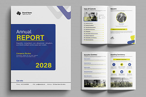 Annual Report Template, a Brochure Template by MightyDesign
