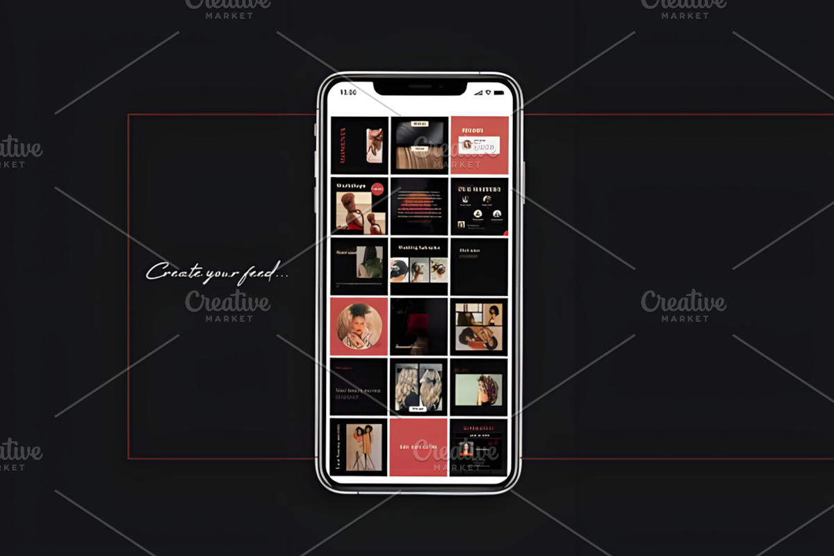 Professional Instagram Templates, a Social Media Template by Design Station (Photo 2 of 6)