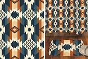 Colorful Beige Southwestern Pattern, a Pattern Graphic by PPEthnicDecorPattern (Thumbnail 6 of 10)