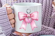 Watercolor Coquette Nurse Clipart, an Illustration by Rose Art (Thumbnail 4 of 7)