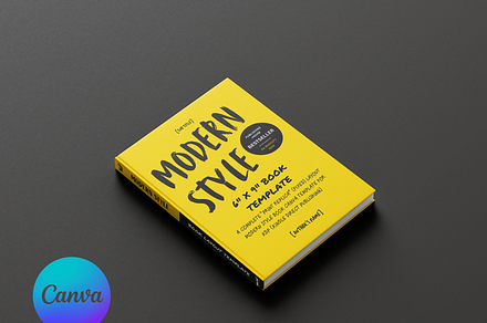 Modern Style Book Layout Template, a Templates & Theme by Wilsonian Press