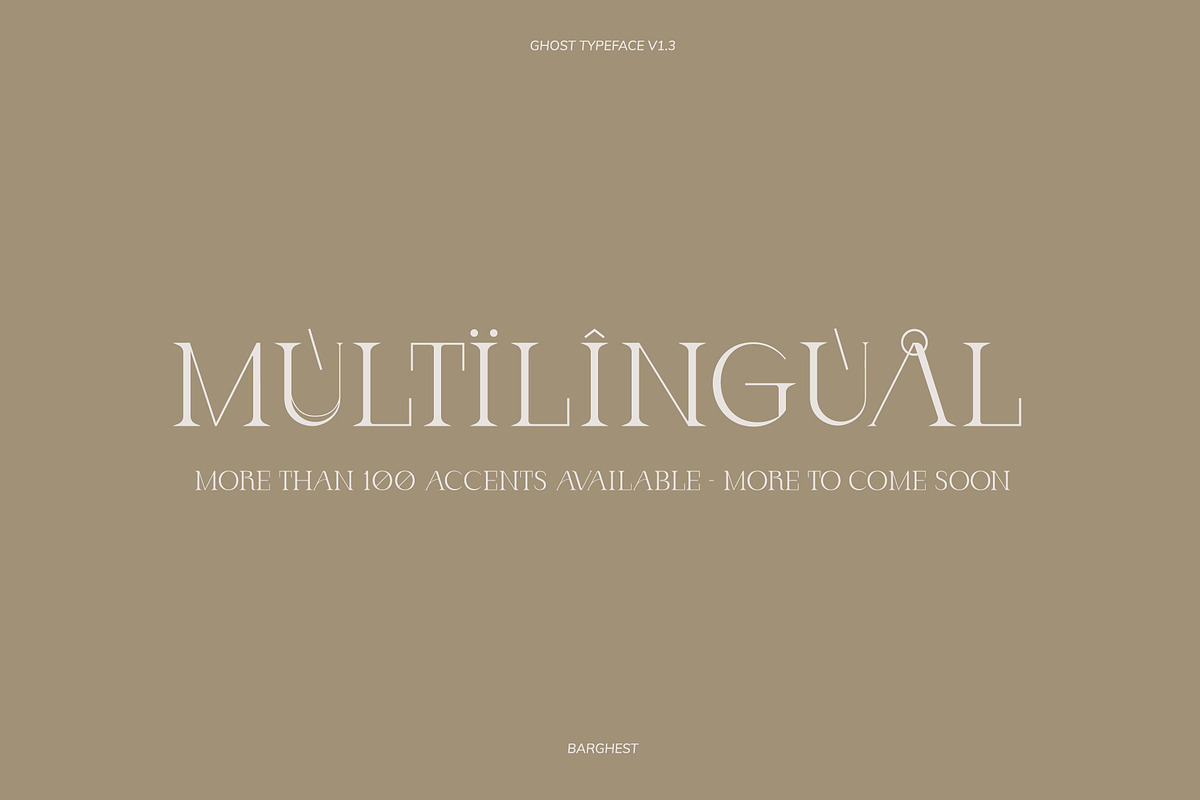 Ghost Display Typeface, a Serif Font by Barghest (Photo 4 of 9)