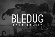 Bledug Font Family, a Sans Serif Font by zuzulgo (Thumbnail 1 of 7)