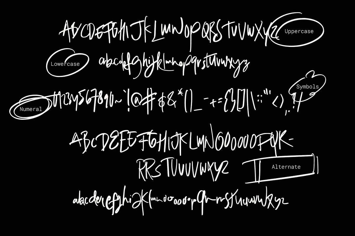 Stolen Hand - The Experimental Font, a Handwritten Font by Graphicfresh (Photo 6 of 7)