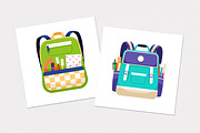 School backpacks and bags set, an Education Illustration by Good Studio (Thumbnail 7 of 7)