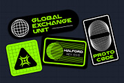 Halford – Futuristic Geometric Font, a Font by Pekotype (Thumbnail 10 of 16)