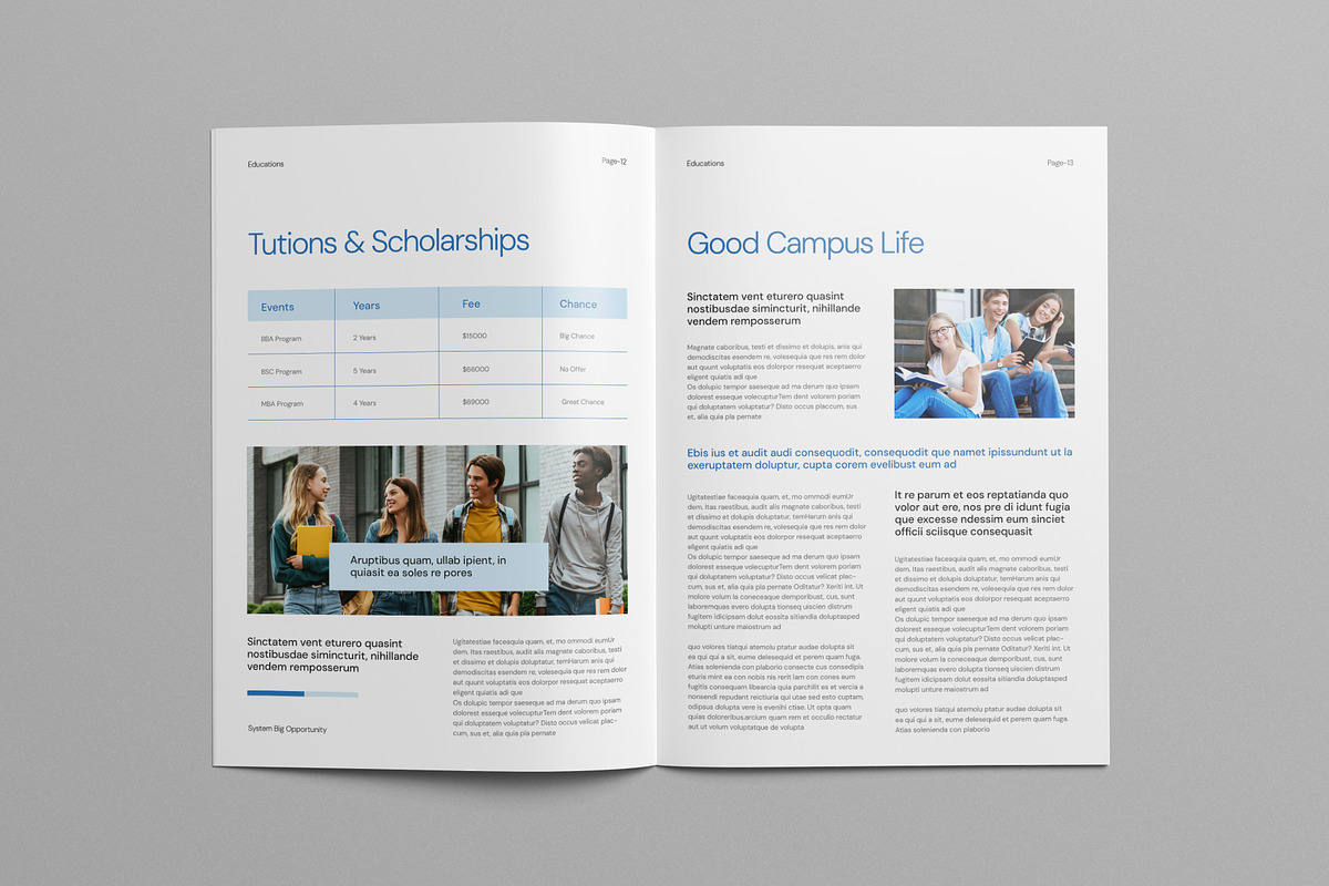 Education Brochure Template | Canva, a Brochure Template by Pixelpick (Photo 7 of 9)