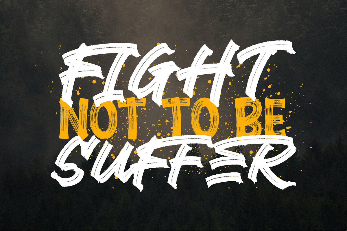 Grimraze - Brush Hand Lettering, a Script Font by Inviline.co (Photo 4 of 12)