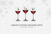 Holiday Alphabet Design Set, a Decorative Illustration by Maggie Stilwell Design (Thumbnail 2 of 10)