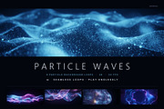 Particle Waves - 9 4K Loops, a Background Graphic by Photocreo Michal Bednarek (Thumbnail 1 of 6)