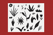 Mystical Florals - font + graphics, a Handwritten Font by Ashiya Pixel (Thumbnail 6 of 6)