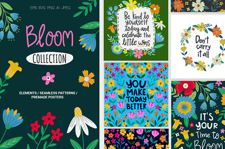 Spring Bloom – Decorative Floral Set