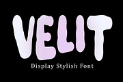 Velit - Display font, a Font by Fontcastle (Thumbnail 1 of 7)