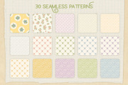 Vintage Spring Floral Patterns, a Pattern Graphic by PATTERNS etc. (Thumbnail 12 of 19)
