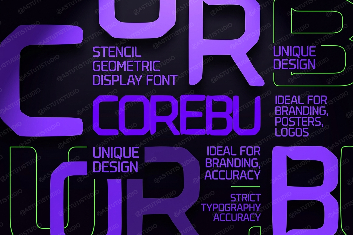 Corebu | Elegant Modern Serif Typefa, a Serif Font by Astuti Studio (Photo 1 of 25)