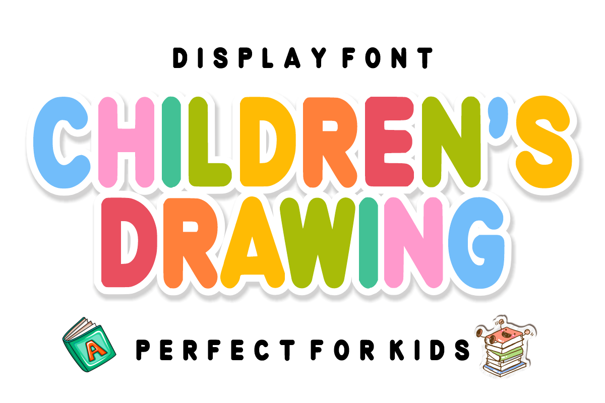 School Days – Playful Display Font, a Sans Serif Font by KiddoGlyphs Studio (Photo 2 of 5)