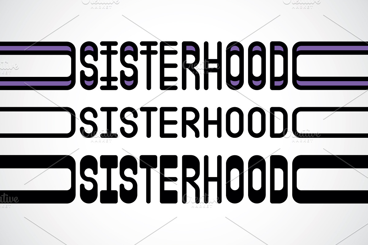 SISTERHOOD Family Font preview 5
