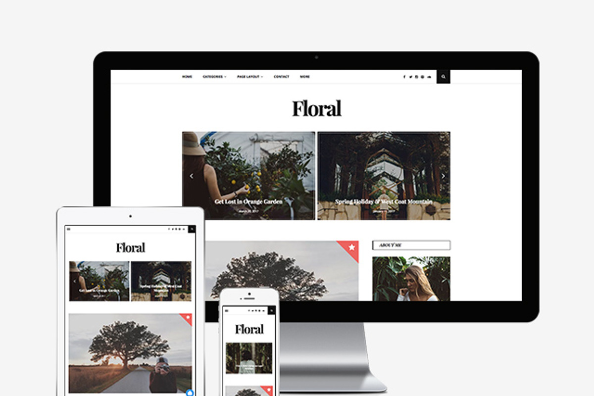 Floral - Personal WP Blog Theme, a WordPress Template by GretaThemes (Photo 7 of 7)