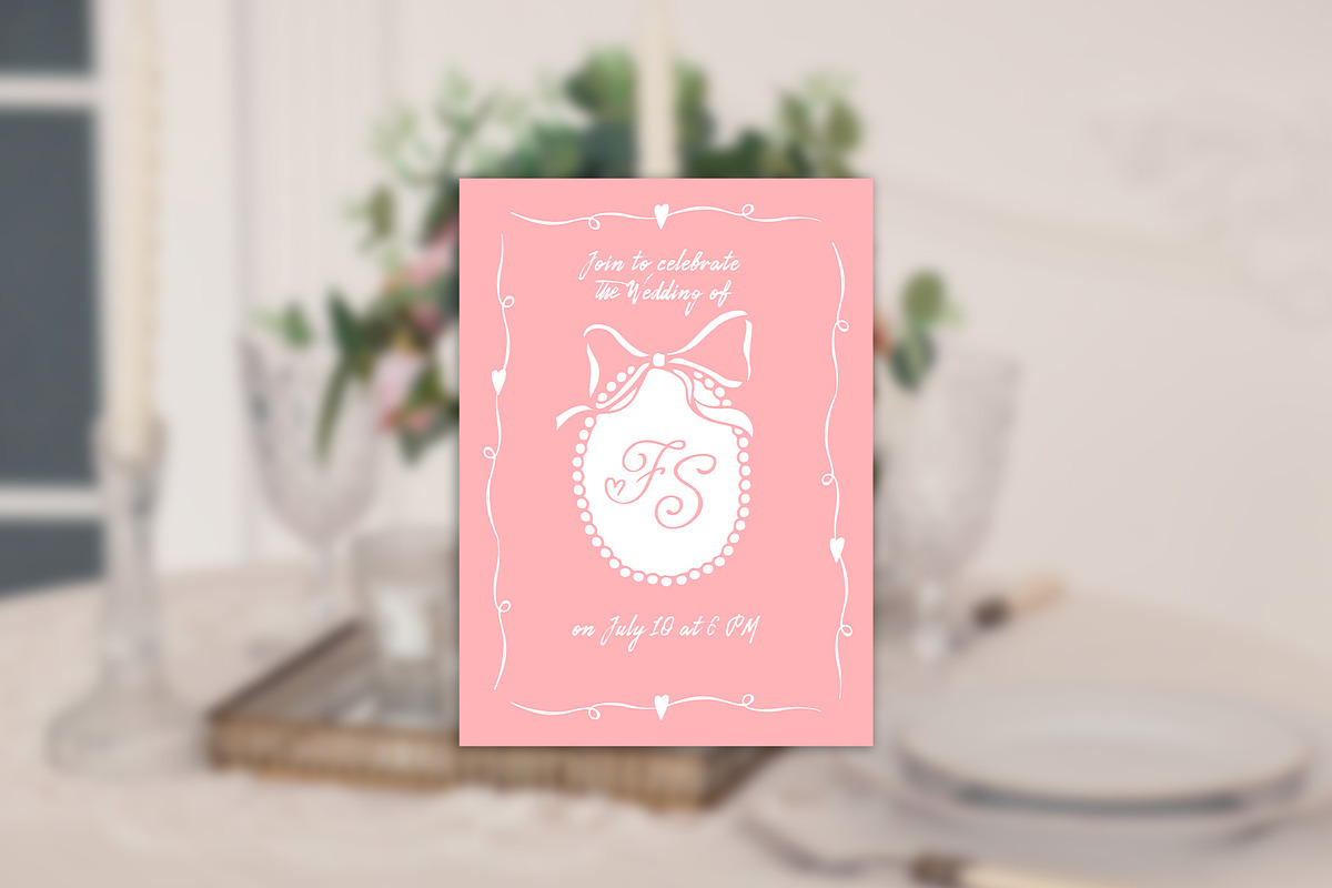 Wedding Line Art Vector Set, an Object Illustration by VerAna (Photo 16 of 18)
