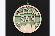 Personalized Christmas Tree Baubles, an Object Graphic by ThemeXDigital (Thumbnail 6 of 9)